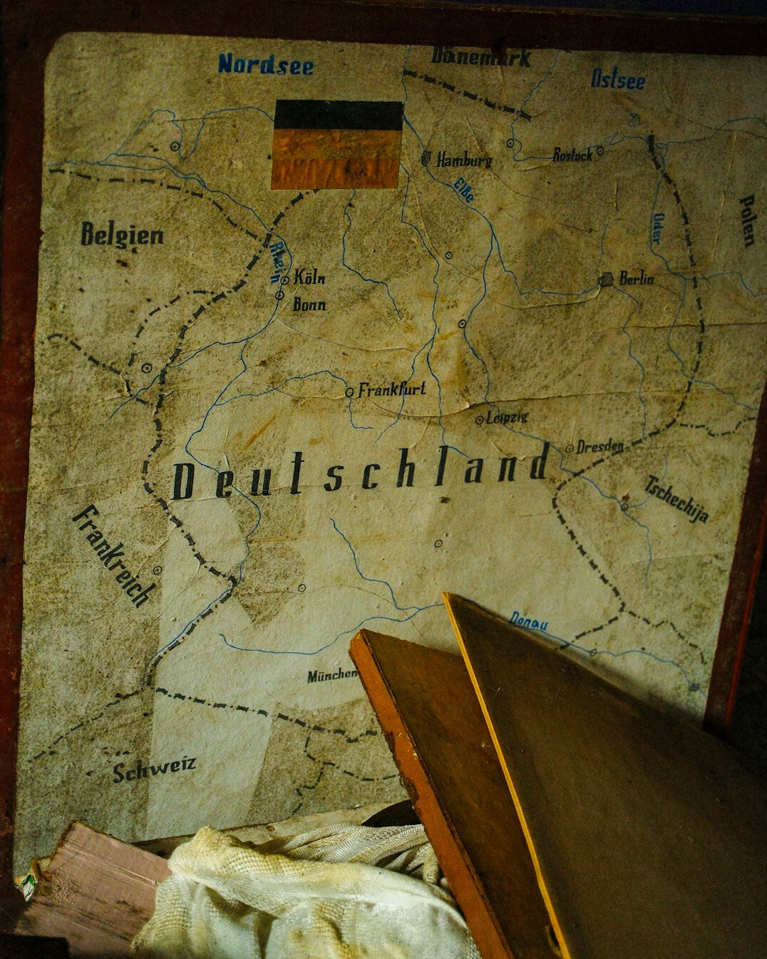 vintage hamburg city map