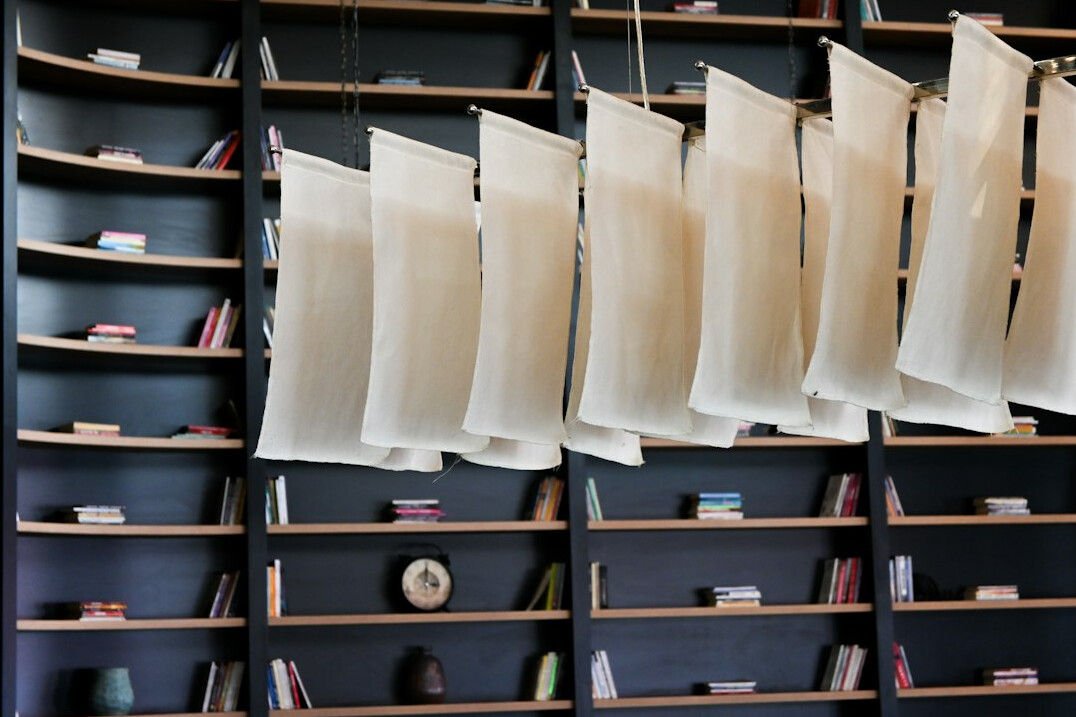 old archive documents on shelf